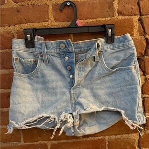 Levi Denim Blue Jean Shorts